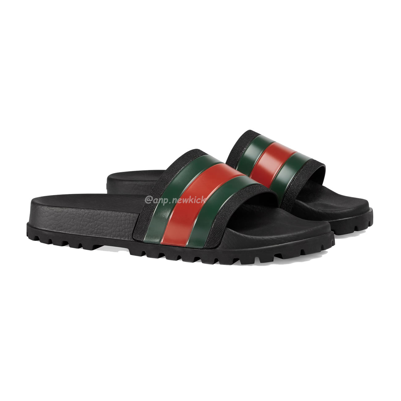 Gucci Mens Woven Leather Sandals 429469 Gib10 1098 (6) - newkick.vip